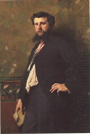 Portrait of French writer Edouard Pailleron, John Singer Sargent